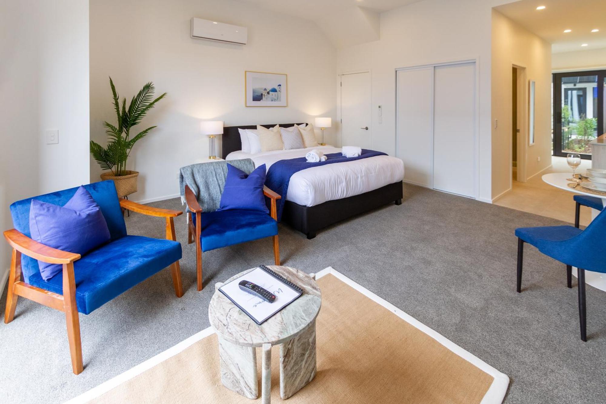 Central Christchurch Santorini Style 1Br Studio ภายนอก รูปภาพ